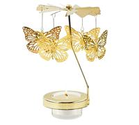 Weihnachtliches Kerzenkarussell | 1 pieza Duftkerzen Deko Mit Dreheffekt |12,8 x 6 cm Elegante Tischdekoration Für Zuhause, Büro Und Schlafzimmer, Meditation, Wellness, Feste Geburtstage, Schönes