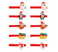 Weihnachts-Haargummis Für Mädchen - 10 Stück Weiche, Süße, Elastische Partyzubehör, Weihnachts-Haargummis | Für Dutt, Zopf, Sport, Volleyball, Cheer, Gymnastik, Ballett, Dusche, Schule, Büros,