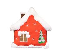 Weihnachts Lebkuchenmann - Kuscheliges Plüschtier Kissen, Weiche Stofffigur ALS Cartoon Spielzeug, Dekorative Figur für Festliche Räume | Kreative Weihnachtsdekoration für Zuhause Kinderzimmer