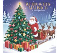 Weihnachts-Malbuch: Für Kinder und Erwachsene