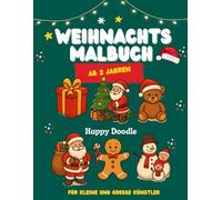 WEIHNACHTS MALBUCH: Für kleine und große Künstler