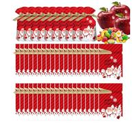 Weihnachts Süßigkeiten Drawstring - 15 × 23 cm 50 Stück Festliche Geschenk Taschen, Snack Verpackungsbeutel Wiederverwendbar | dekorativ praktisch geeignet für Liebhaber Familie Freunde