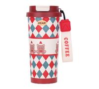 Weihnachts Tumbler | Edelstahl Wasserflasche - Urlaubsstrohhalm-Wasserflasche aus Edelstahl | Thermobecher für Kinder, Jugendliche & Erwachsene | Für Büro, Schule, Outdoor, Fitness, Camping & Reisen