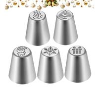 Weihnachtsdesign - Dekorationswerkzeuge | Küchengebrauch | Spritztüullen Zucckerguss Düsen | Edelstahl Werkzeuge UUnd Zubehör Für Dekorieren | Backen Und Zuckerguss Von Cupcakes, Gebäck Unnd