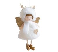 Weihnachtsengel | Handgefertigte Cachorro de tela mit Flügeln | Weihnachtsdeko für Zuhause, Büro, Partys, Weihnachtsdeko, Weihnachtsstimmung ampliar, ideales WeihnachtsRegalo für Ihre Lieben