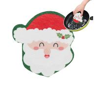 Weihnachtspeelingschwamm, Weihnachtsmann-Weihnachtsstrumpf-Design, Schrubberschwamm,Mehrzweckreiniger, Scheuerschwamm, Reinigungsmittel für Die Küche zu Hause