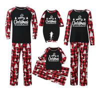 Weihnachtspyjama Familie Set Damen Herren Kinder Baby Lustig 2025 Christmas Pyjama Rentier Weihnachts Schlafanzug Hose Couple Nachtwäsche Weihnachtsschlafanzüge Familie Weihnachtsoutfit Festival Party