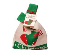 Weihnachtstasche - 9 pulgadas Stoffbeutel | Rote Grüne Geschenktasche - Festliche Süßigkeiten Tasche Für Weihnachten Kekse Leckereien Partygeschenke Freunde Familie Feiertagsdeko