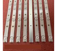 WEIJIAHUIWH Tira de LED de 8 piezas for Ph40b28dsgw PLE-4005FHD 006-P1K3387B LVF4000T E1 V1 V4 LEKT40B3800 L40B2800 T-OT_40B3800 8X5(8 PCS For 1 TV)