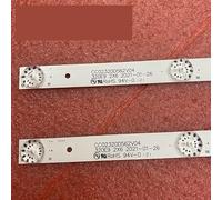 WEIJIAHUIWH Tira de retroiluminación LED for 32LED02T2M 32LED03T2M LE-8822A HV32MXC200X-B SM315TWD602 HV320WHB-N55 CV315PW07S SJ.HL.D3200601-2835BS-F(2 PCS For 1 TV)