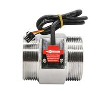 WEIJICUI Caudalimetro Agua, ZM 2 "DN50 S304 Hall turbina Sensor de Flujo medidor Industrial 10-200L/Min DC5V-24V, Fácil de Instalar y Quitar