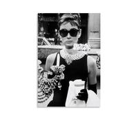 WEIJUNMAOYI Póster artístico de pared con pintalabios de Audrey Hepburn, póster decorativo para pared e impresión artística moderna para dormitorio familiar, 20 x 30 cm