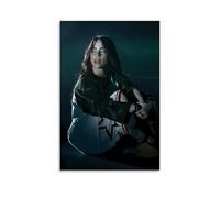 WEIJUNMAOYI Póster decorativo de Billie Eilish Music Vintage Cover para pared, lienzo, póster decorativo estético, póster decorativo de 30 x 45 cm, estilo sin marco