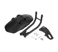 Weikeya Guardabarros Rueda Trasera ,Universal Fit Splash Guard ABS+Acero Inoxidable para Moto