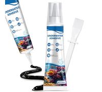 WEILAOK Acuario Bajo el Agua Pegamento Resistente Al Agua, Pegamentos para Acuarios, pegamento Submarino, Silicona acuario, pegamentos Sellante para Pecera, Paisaje Acuático, Negro-150ml