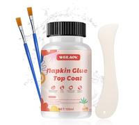 WEILAOK Cola Blanca, Pegamento Manualidades, Cola para Puzzle, Pegamento Decoupage, Viene con una Pequeña Herramienta, el Pegamentos es Fácil de Aplicar, Transparente e Incoloro, 250 ml