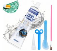 WEILAOK Gel Aislante Electrico, Aislante Electrico Liquido, Pintura Aislante, Protective and Insulating Varnish para placas de circuitos de equipos electrónicos, tableros de control, etc, 100 ml