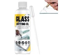 WEILAOK Glass Cutting Oil, Profesional Glass Cutting Oil Lubricant, Suitable for Glass, Tile and Mirror Cutting Tools, Corte Seguro y Suave, Alarga Vida Útil de Herramienta, 120ml