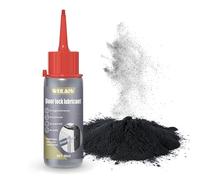 WEILAOK Grafito en Polvo, Grafito, Lubricante para Cerraduras, 60 ml | Lubricante para Lubricar Cerraduras de Puertas, Bisagras de Ventanas, Rieles de Puertas y Ventanas, etc