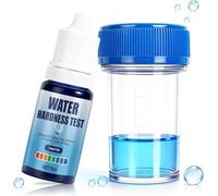 WEILAOK Test Acuario, Kit Dureza Agua, Solución Test de Dureza del Agua, Medición Rápida, Ideal para Analizar la Dureza del Agua Potable, Piscinas, Estanques, Acuarios, 15ml