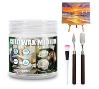 WEILAOK Wax Medium, Barniz Oleo, Medium Acrilico Mate, Pasta Protege La Pintura Apto Para Óleos, Acrílicos y Otros Pasteles, 100ml