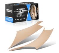 WEILEITE Protector de reposabrazos para manija de puerta interior delantera compatible con BMW 428, 435, M4 2014-2017 2014-2017 2014-2017, repuesto 51417279311 (beige, par)
