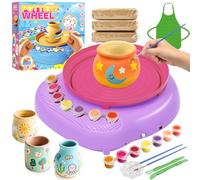 Weilim Torno de Alfarería Niños 6-13, Kit Cerámica DIY, Regalo