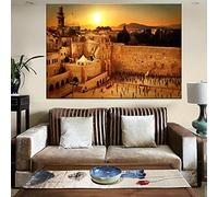 weiling Muro de los lamentos Israel Jerusalén póster lienzo cuadro de arte de pared sala de estar decoración del hogar dormitorio arte-70x105cmx1pcs sin marco