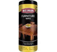 Weiman Furniture Wipes, Beautify & Protect, No Build-Up, Contains UVX-15, Pleasant Scent, Surface Safe - 30 Count