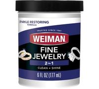 Weiman Jewelry Cleaner Liquid - Restores Shine and Brilliance to Gold, Diamond, Platinum Jewelry & Precious Stones - 7 FL. oz.