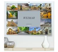 Weimar Impressionen (hochwertiger Premium Wandkalender 2026 DIN A2 quer), Kunstdruck in Hochglanz: Hier lebten Goethe und Schiller, Weimar.