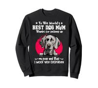 Weimaraner Best Dog Mom Dogs Lovers Funny Mothers Day Sudadera