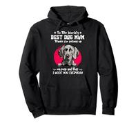 Weimaraner Best Dog Mom Dogs Lovers Funny Mothers Day Sudadera con Capucha
