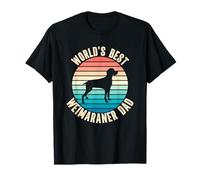 Weimaraner Dad El Mejor Dueño De Perros Del Mundo Camiseta