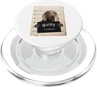 Weimaraner Dog mug Shot Bad Dog PopSockets PopGrip para MagSafe