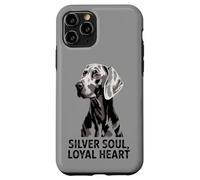 Weimaraner Love | Perro Corazón Leal Silver Soul Carcasa para iPhone 11 Pro