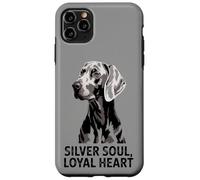 Weimaraner Love | Perro Corazón Leal Silver Soul Carcasa para iPhone 11 Pro MAX