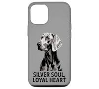 Weimaraner Love | Perro Corazón Leal Silver Soul Carcasa para iPhone 12/12 Pro