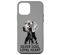 Weimaraner Love | Perro Corazón Leal Silver Soul Carcasa para iPhone 12 Mini