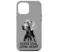 Weimaraner Love | Perro Corazón Leal Silver Soul Carcasa para iPhone 12 Pro MAX