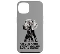 Weimaraner Love | Perro Corazón Leal Silver Soul Carcasa para iPhone 13