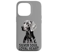 Weimaraner Love | Perro Corazón Leal Silver Soul Carcasa para iPhone 13 Pro