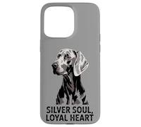 Weimaraner Love | Perro Corazón Leal Silver Soul Carcasa para iPhone 15 Pro MAX