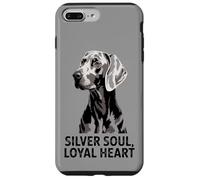 Weimaraner Love | Perro Corazón Leal Silver Soul Carcasa para iPhone 7 Plus/8 Plus