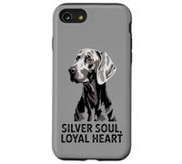 Weimaraner Love | Perro Corazón Leal Silver Soul Carcasa para iPhone SE (2020) / 7/8