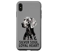 Weimaraner Love | Perro Corazón Leal Silver Soul Carcasa para iPhone XS MAX