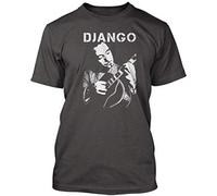 WEIMEIDA Django Reinhardt Jazz Guitar Men's T-Shirt Cotton T-Shirt Black 3XL