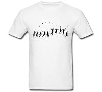 WEIMEIDA HAO.Duomao Evolution of Volleyball Outdoors Men T Shirt White M