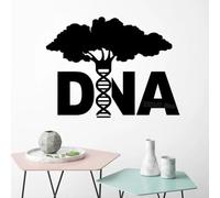 WEIMEIJIE Pegatinas de pared con motivos de árboles para dormitorios, genética, biología, ciencia molecular, pegatinas artísticas para habitaciones de adolescentes, vinilos decorativos para paredes.