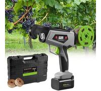 WEIMILOR Máquina atadora de viñas a batería, 6 Niveles de bobinado, máquina atadora de viñas eléctrica 2 * 2Ah